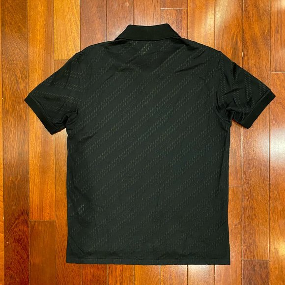 Givenchy black tonal logo print polo shirt - Picture 5 of 8